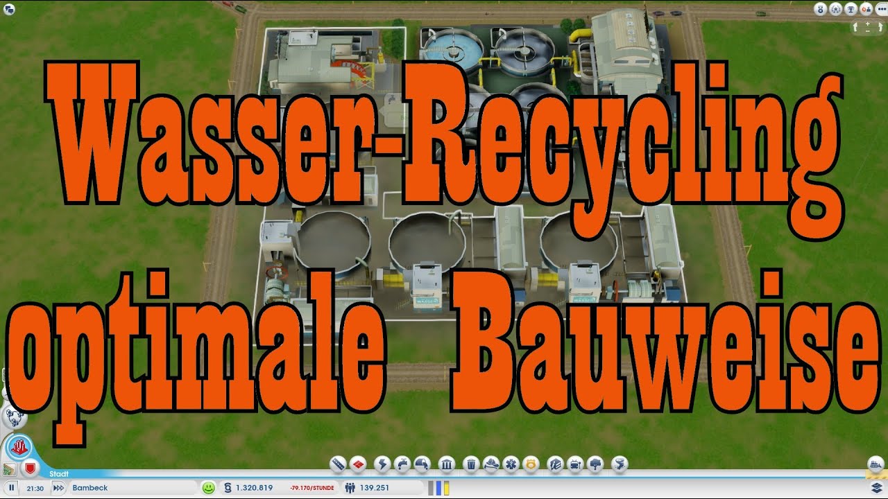 Simcity Tipps & Tricks - Wasser Recycling