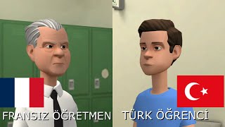 Fransız Öğretmene Türk Öğrenciden Kapak Resimi