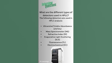 HPLC Interview Questions ⁉️ #hplc #gc #gaschromatography #shortsvideo #shorts #shortsfeed