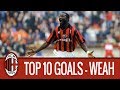 George Weah's top 10 goals for AC Milan の動画、YouTube動画。