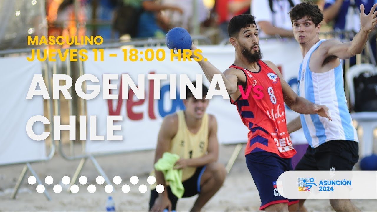BEACH HANDBALL SCA SENIOR MASCULINO 2024 | ARGENTINA vs CHILE