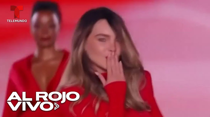 Belinda sufre aparatosa caída en la pasarela y recibe mensajes de apoyo
