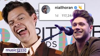 Niall Horan Shows SUPPORT For Harry Styles After Big BRIT Win!