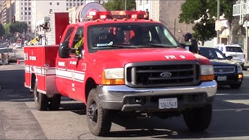 LAFD Fast Response 9 & Rescue 209