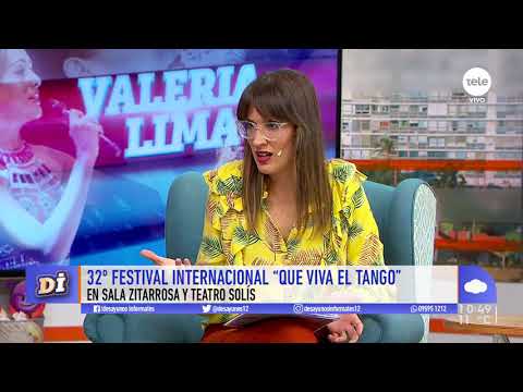 Valeria Lima: "El tango no es tan cotidiano como quisiera"