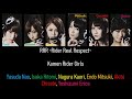 Kamen Rider Girls - RRR ~Rider Real Respect~ (Color Coded Kan/Rom/Eng Lyrics)