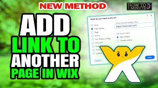 How to add link to another page in wix 2023