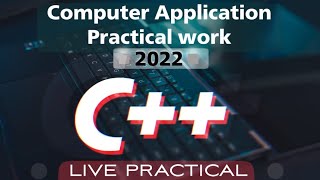 Live Lab Works | C++  | +2 Computer Application |Focus Area 2022 |  With Error Correction | Demo