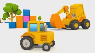 Cartoni Animati per Bambini - L’ escavatore Max: come si fa un trattore?