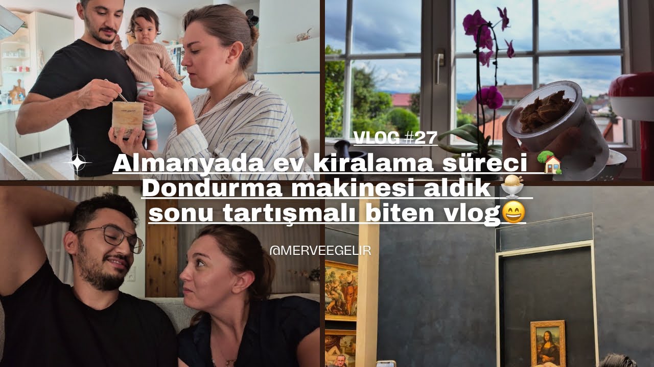 ALMANYADA EV KİRALAMA SÜRECİMİZ 🏡 DONDURMA MAKİNESİ ALDIK 🍨 SONU TARTIŞMALI  🤫😁