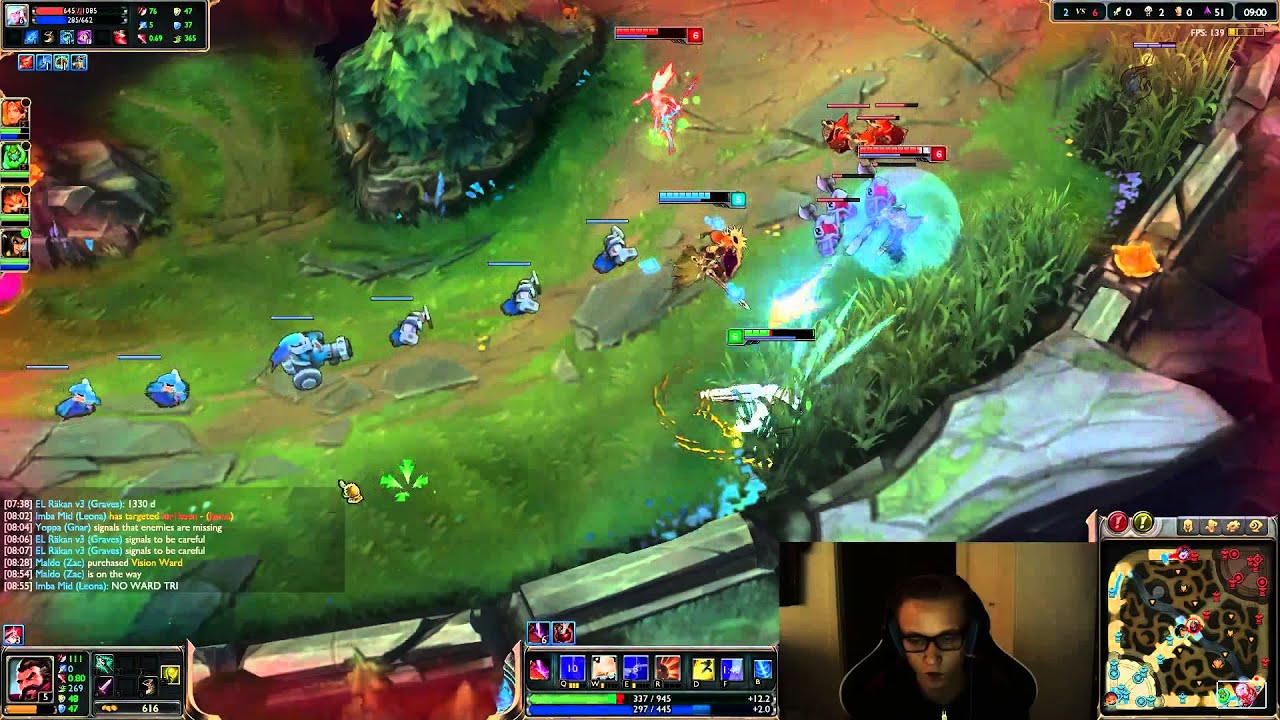 Rekkles duo Incarnati0n vs OG Niels - Graves vs Lucian Bot - League of Legends Full Game