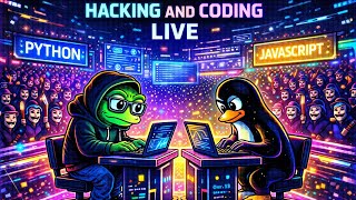 CODING AND HACKING LIVE • Reverse Engineering • Python • JavaScript • Linux screenshot 2