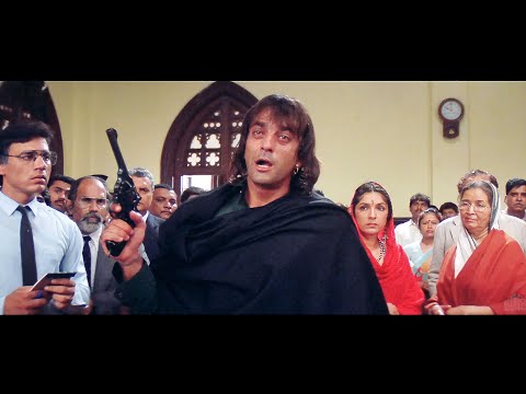 Khalnayak Climax Scene खलन यक ज बरदस त अ त न स न Sanjay Dutt Jackie Shroff Madhuri Dixit