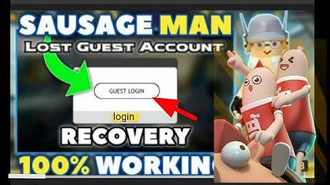 How to login sausage  man || ID Guest To transfer ID || #sausageman #id_sausage#sausageGuestId