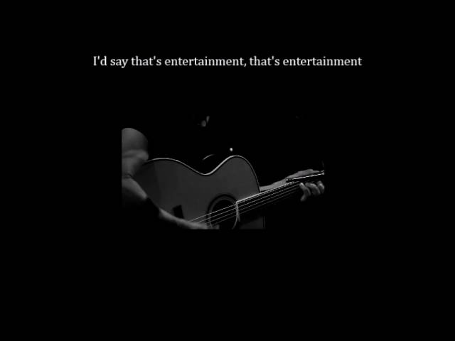 The Jam   That's entertainment (lyrics in video) class=