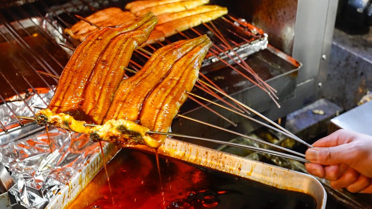 Рестораны морепродуктов с угрями и устрицами, которые появляются в популярных японских драмах.