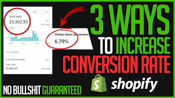💰 3 Ways To Increase Conversion Rate On Shopify | Shopify Dropshipping 2019