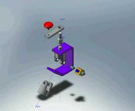 SolidWorks part for lab 14 of Product Design U-Joint