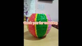 How to make simple paper mache jar? | MAPEH 5 | Quarter 4 | #ashey 10