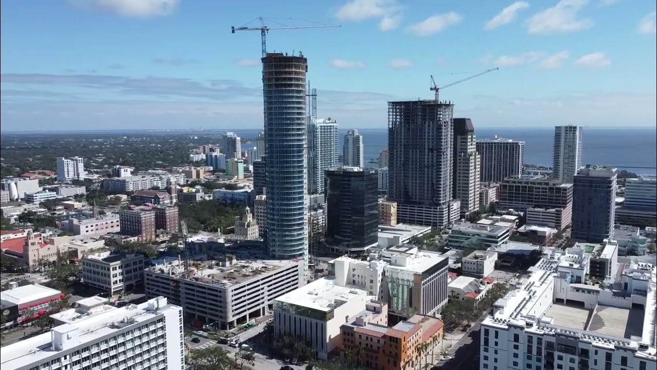 Tropicana Field Stadium after Hurricane Milton ripped the fiberglass