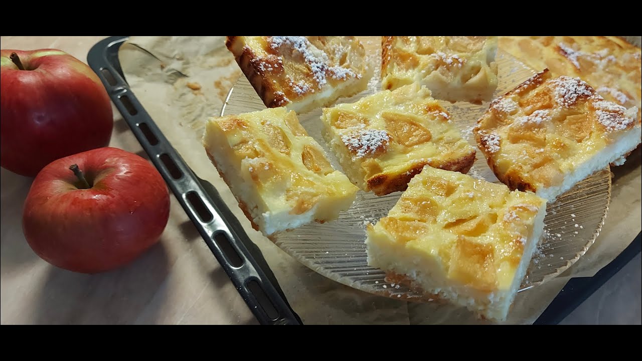 Lusta asszony rétese almával.