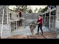 Genius Girl Challenge: Pave the foundation and build the walls for a new repair shop.🙏🥰
