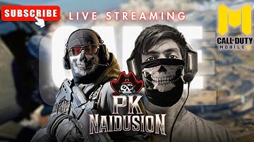 🔴 LIVE | COD Mobile Battle Royale & Multiplayer 🔥 Non-Stop Action | PK Naidusion