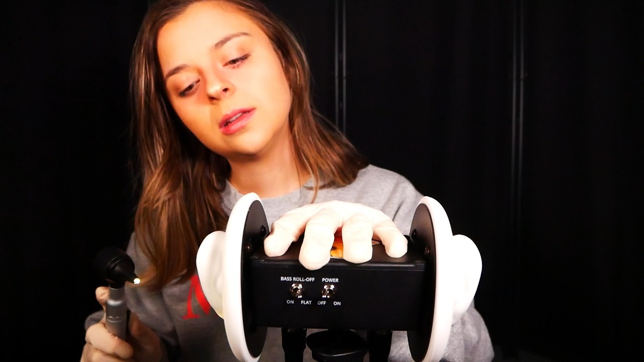 ASMR~ Relieving Your Ear Pressure| Intense Otoscope Exam