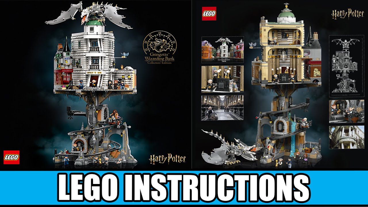 LEGO Instructions - Gringotts Wizarding Bank - Collectors' Edition - Harry Potter LEGO instructions