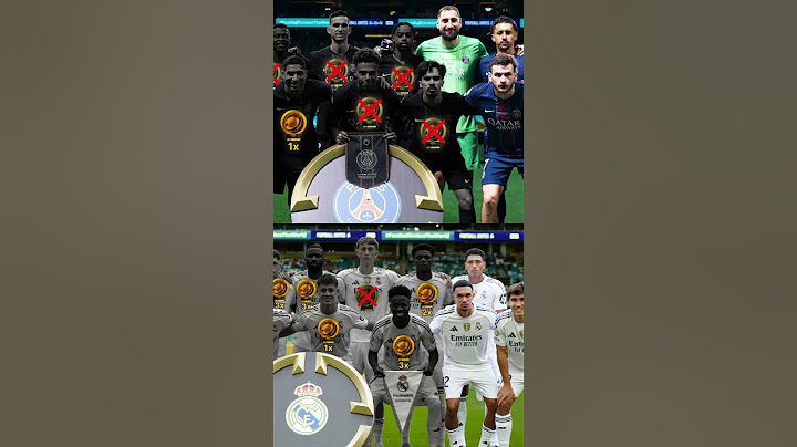 PSG vs Real Madrid - SemiFinal FIFA Club World Cup 2025 #bintangbola