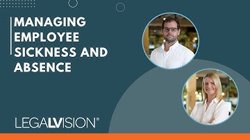 [AU] Managing Employee Sickness and Absence | LegalVision