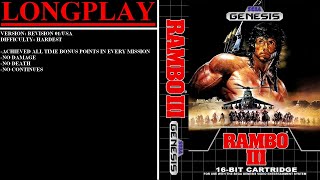 Rambo Iii Rev 01Usa Sega Genesis - Longplay Hardest Difficulty