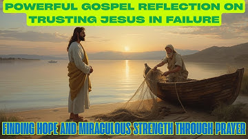 Luke 5.  1-11 || Gospel Reflection: Trusting Jesus, Finding Hope and Strength Through Prayer.