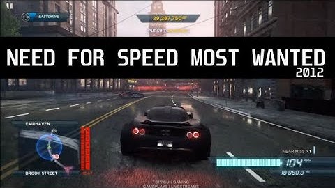 NFSMW - I Reached Heat Level 7 Max Just Having Some Fun Before I