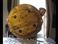 how to make a large wood lazy susan