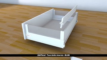 Blum : Tandembox intivo, Montage orga-Line