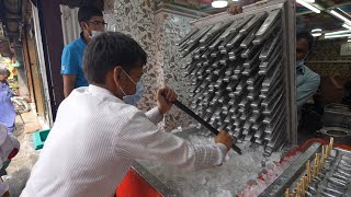 Extreme Level Icecream Making Of Kashmir  Dil Bahar Icecream  Indian Street Food