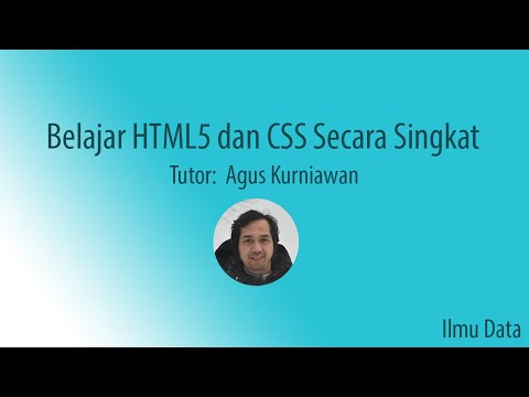 Belajar HTML5 dan CSS: (1) Apa itu HTML5?
