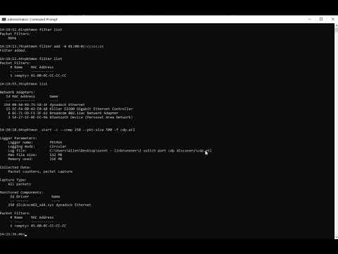CDP Discovery Using Microsoft’s PKTMON