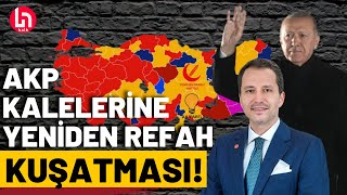 AKP'nin kalelerinde Yeniden Refah'tan dikkat çeken oy oranları!