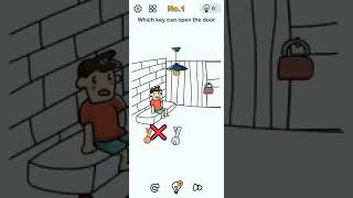 Brain Out| |New Challenge| |Escape Room| |Level 1| |Which Key Can Open The Door| screenshot 5