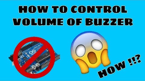 How to control volume of buzzer WITHOUT Arduino