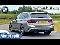 Bmw 330e g21 touring  review on autobahn no speed limit by autotopnl