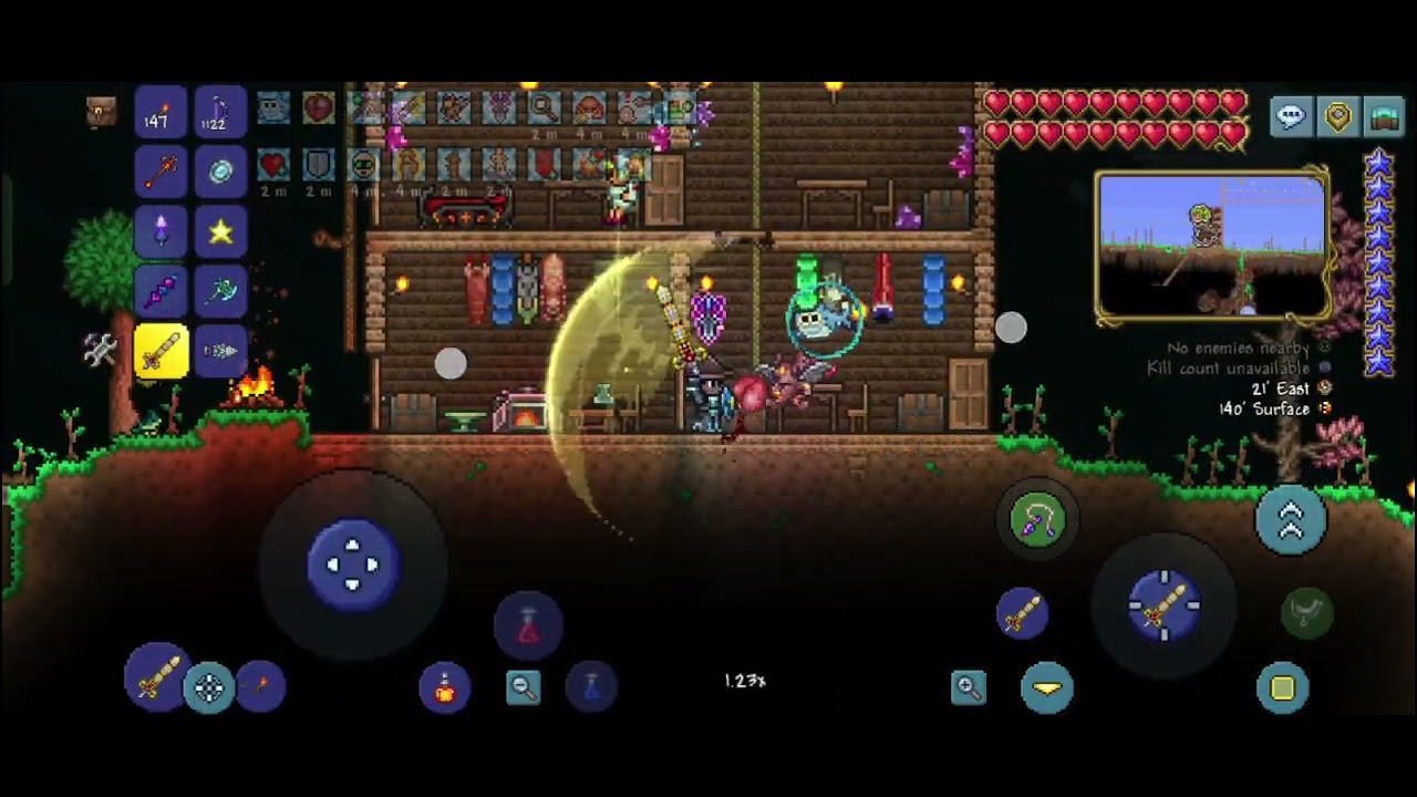 Terraria(destroying the destroyer)