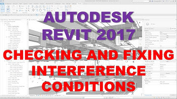 REVIT MEP 2017: CHECKING AND FIXING INTERFERENCE CONDITIONS