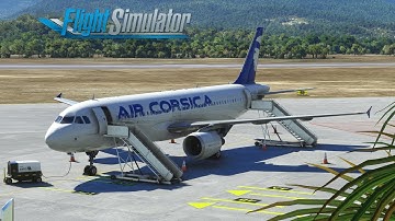 Spectacular Approach into AJACCIO, Corsica in MSFS 2020 | Spectacular Flying