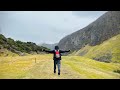 Hiking sa malamig na kabundukan ng europa