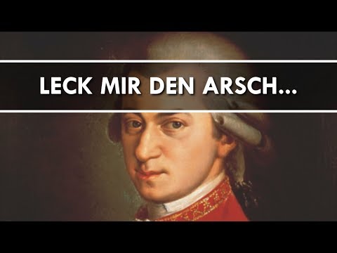 W. A. Mozart - Leck mir den Arsch recht schön fein sauber (KV 233)