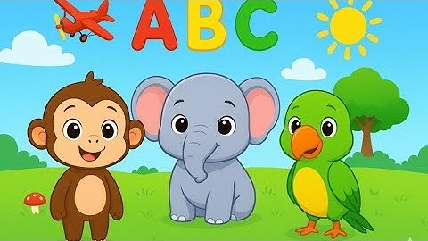 Phonics Song 2 with TWO Words in 3D - A For Airplane - ABC Alphabet Songs with Sounds for Kids
