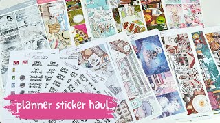 PLANNER STICKER HAUL | Plannerface, TCMC, SPC \& more #ad